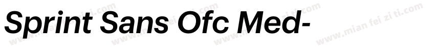 Sprint Sans Ofc Med字体转换